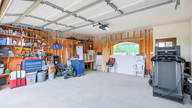 1804 Esther Dr, Houston, TX 77088 - garage featuring a garage door opener