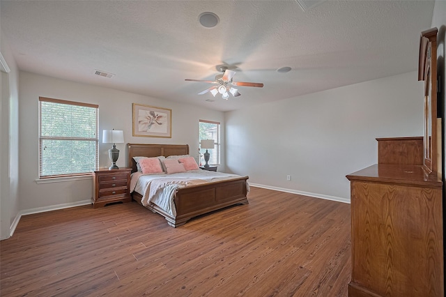 18231 Rexine Ln, Cypress, TX 77433 - bedroom with wood finished floors and a ceiling fan