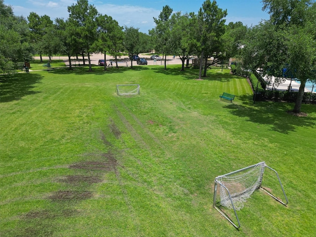 18231 Rexine Ln, Cypress, TX 77433 - view of yard featuring an area for sports