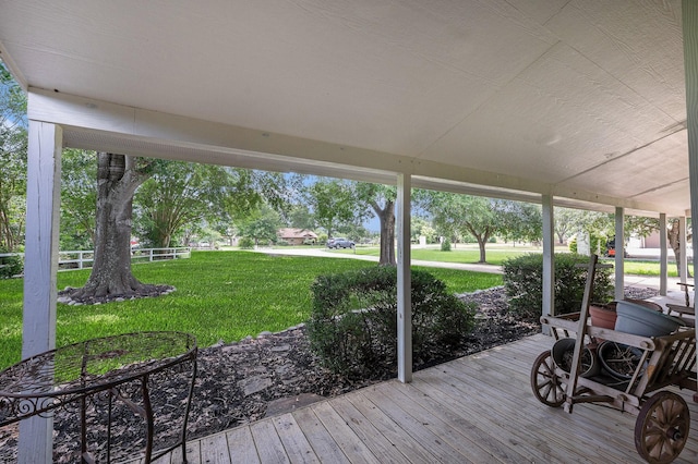 7403 Falcon Dr, Brookshire, TX 77423 - view of wooden deck
