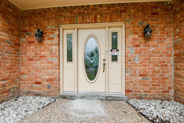 11103 Pembridge Dr, Houston, TX 77071 - property entrance featuring brick siding