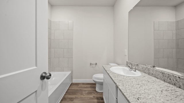 25021 Pomegranate Pl, Montgomery, TX 77316 - bathroom featuring vanity and wood finished floors