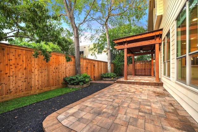 4106 Lehigh Ave, Houston, TX 77005 - fenced backyard with a patio
