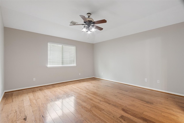 16306 Ancient Forest Dr, Humble, TX 77346 - spare room with wood finished floors and ceiling fan