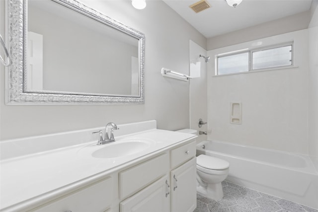 16306 Ancient Forest Dr, Humble, TX 77346 - bathroom with vanity, bathtub / shower combination, and tile patterned floors