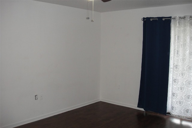 10110 Forum W Dr Unit 202, Houston, TX 77036 - empty room featuring wood finished floors and a ceiling fan
