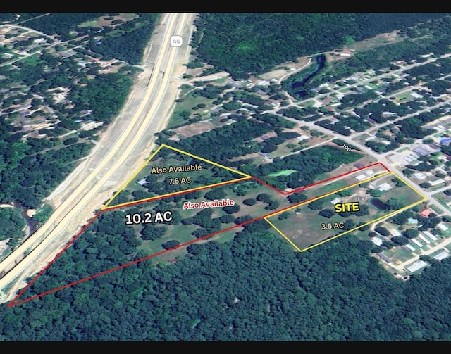 21394 Baptist Encampment Rd, New Caney, TX 77357 - map / location featuring property boundaries highlighted