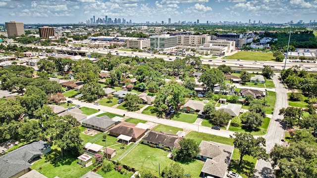 1726 Wilde Rock Way, Houston, TX 77018 - drone / aerial view of skyline