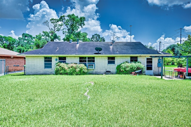 1726 Wilde Rock Way, Houston, TX 77018 - back of house featuring brick siding