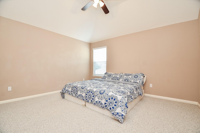 5823 Lundwood Ln, Houston, TX 77084 - bedroom featuring carpet floors, a ceiling fan, and lofted ceiling