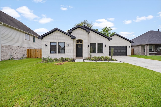19219 Hikers Trail Dr, Humble, TX 77346 - view of front of property with driveway, brick siding, and an attached garage