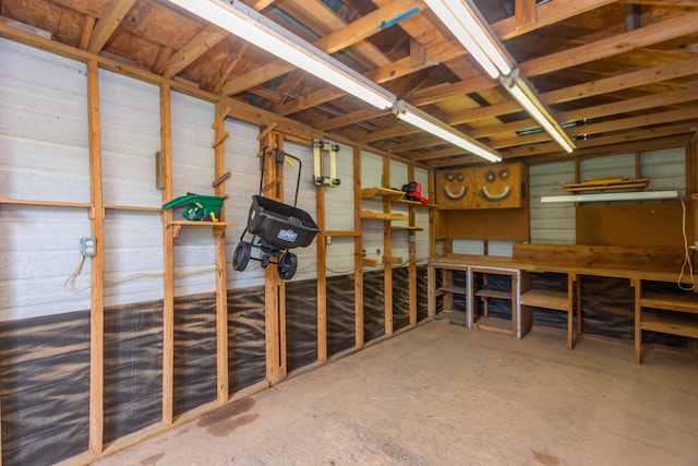 3701 Regency Dr, Deer Park, TX 77536 - miscellaneous room with a workshop area