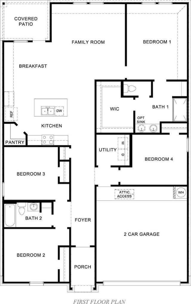 4107 Yosemite Valley Ct, Katy, TX 77494 - view of floor plan / room layout
