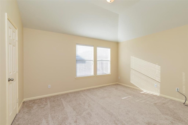 15807 Sarasam Creek Ct, Cypress, TX 77429 - carpeted empty room with vaulted ceiling and baseboards