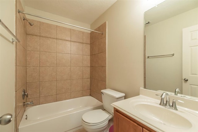 15807 Sarasam Creek Ct, Cypress, TX 77429 - bathroom featuring shower / bathtub combination and vanity
