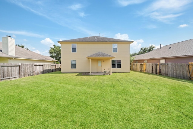 1022 Vera Cruz Dr, Rosenberg, TX 77471 - back of property featuring a fenced backyard
