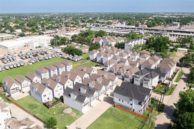 1825 Northwood Dr, Houston, TX 77009 - drone / aerial view