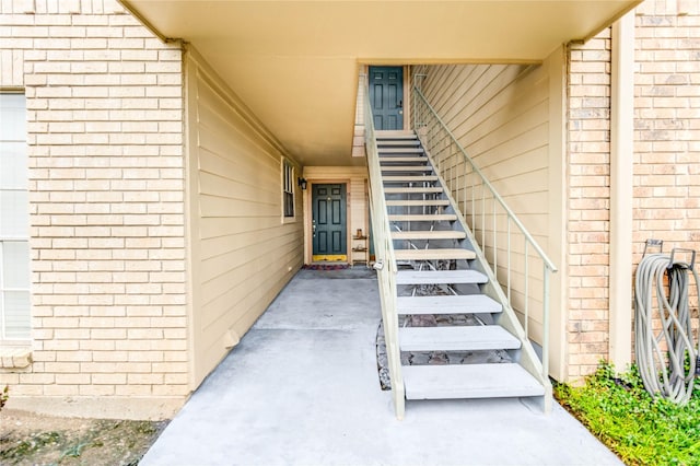 12550 Whittington Dr Unit 816, Houston, TX 77077 - doorway to property featuring brick siding