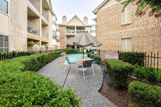 12550 Whittington Dr Unit 816, Houston, TX 77077 - view of community with a patio