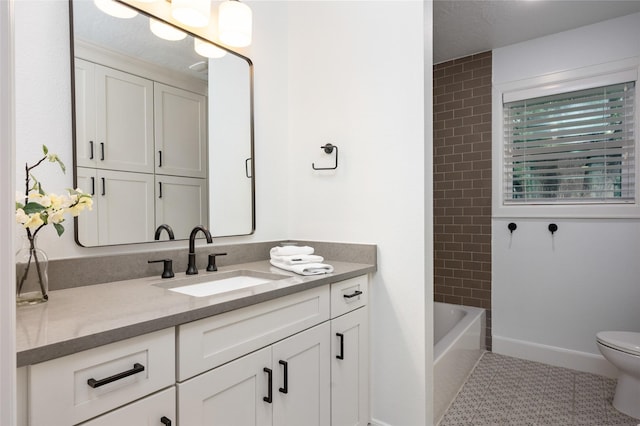 8932 Padfield St, Houston, TX 77055 - full bath featuring vanity and shower / tub combination