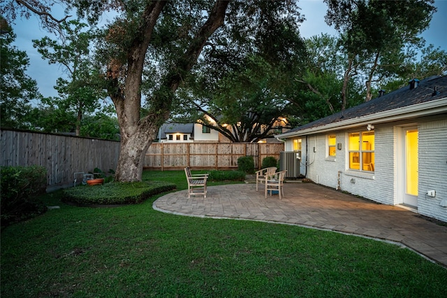 8932 Padfield St, Houston, TX 77055 - view of yard featuring a patio