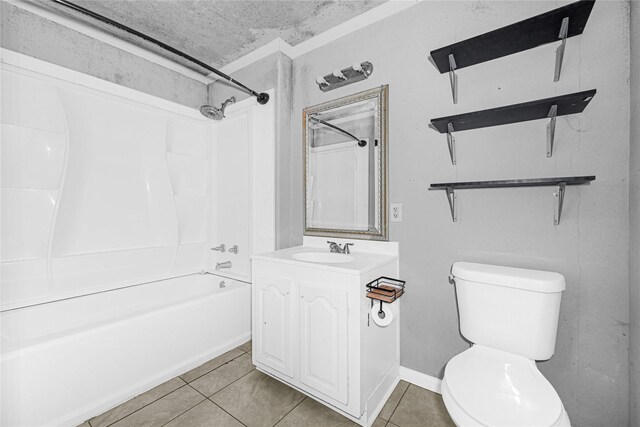 16839 Yates St, Splendora, TX 77372 - bathroom featuring tile patterned floors, vanity, and shower / washtub combination
