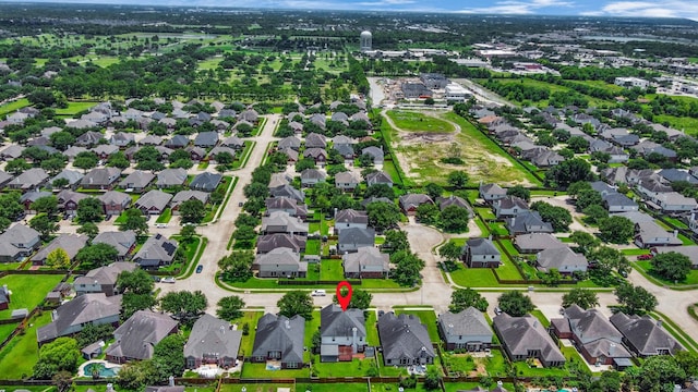 2508 Sun Glen Dr, Pearland, TX 77584 - aerial view of property's location featuring nearby suburban area