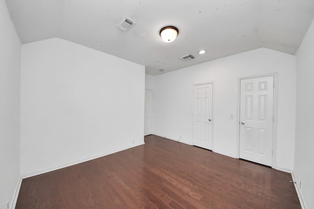 2508 Sun Glen Dr, Pearland, TX 77584 - bonus room featuring lofted ceiling and dark wood-style flooring