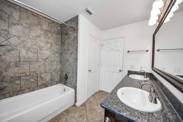 2508 Sun Glen Dr, Pearland, TX 77584 - full bath with shower / tub combination and double vanity