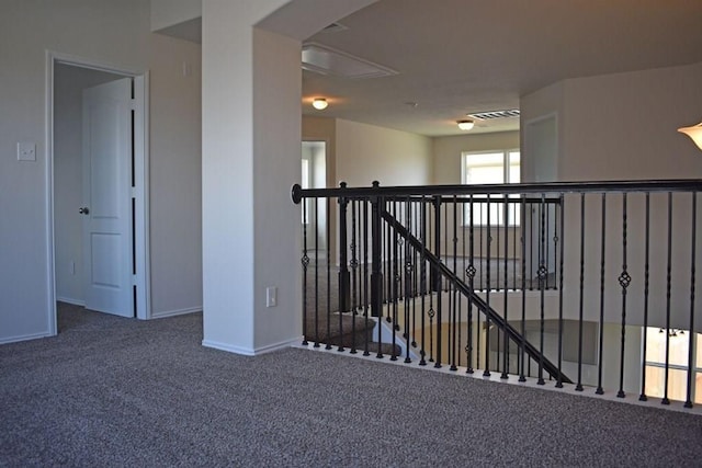 7615 Adobe Canyon Ln, Richmond, TX 77469 - unfurnished room featuring attic access and carpet flooring