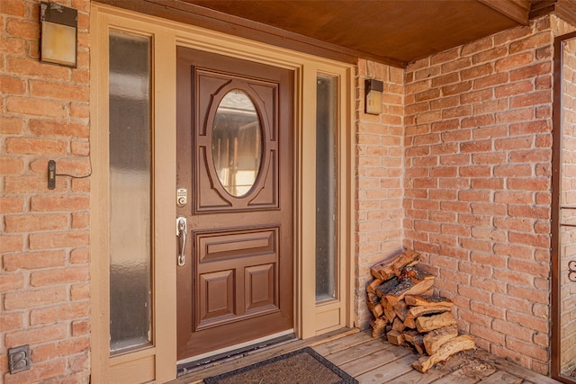 327 Edgeton Ct, Houston, TX 77015 - property entrance featuring brick siding and covered porch