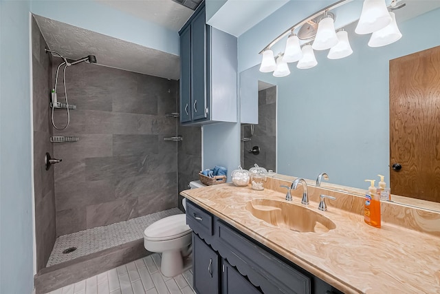 327 Edgeton Ct, Houston, TX 77015 - full bath featuring vanity and a tile shower