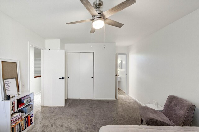 1572 Prairie Grove Dr, Houston, TX 77077 - sitting room with carpet floors and a ceiling fan