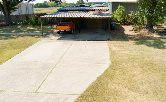 29515 Quinn Rd, Tomball, TX 77375 - view of parking / parking lot with a carport and driveway