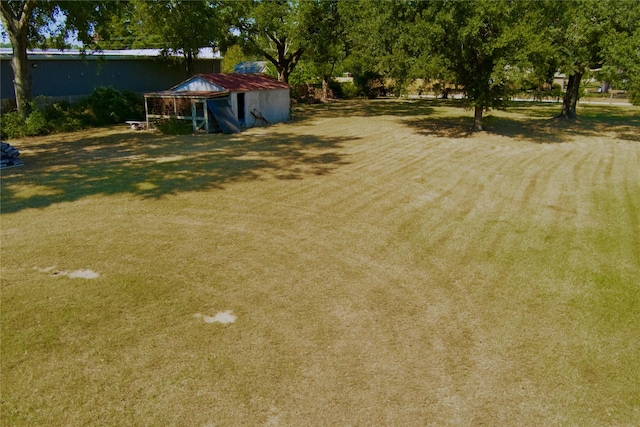 29515 Quinn Rd, Tomball, TX 77375 - view of yard with an outdoor structure