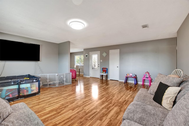 29515 Quinn Rd, Tomball, TX 77375 - living area with wood finished floors and baseboards