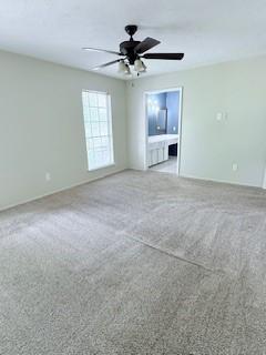 10302 Sageplum Dr, Houston, TX 77089 - unfurnished room featuring a ceiling fan and carpet