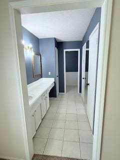 10302 Sageplum Dr, Houston, TX 77089 - bathroom featuring vanity and tile patterned floors