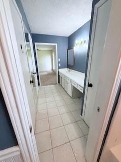 10302 Sageplum Dr, Houston, TX 77089 - bathroom featuring vanity and tile patterned floors