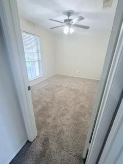 10302 Sageplum Dr, Houston, TX 77089 - carpeted empty room featuring a ceiling fan