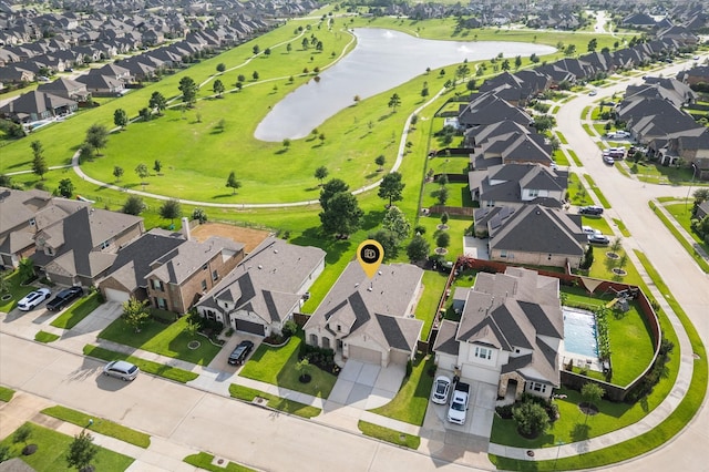20923 Bradley Gardens Dr, Spring, TX 77379 - aerial view of residential area featuring a nearby body of water