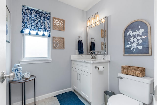 13411 Naples Bridge Rd, Sugar Land, TX 77498 - bathroom with vanity and tile patterned floors
