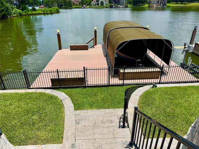 14912 Diamondhead Rd, Conroe, TX 77356 - dock area featuring a water view