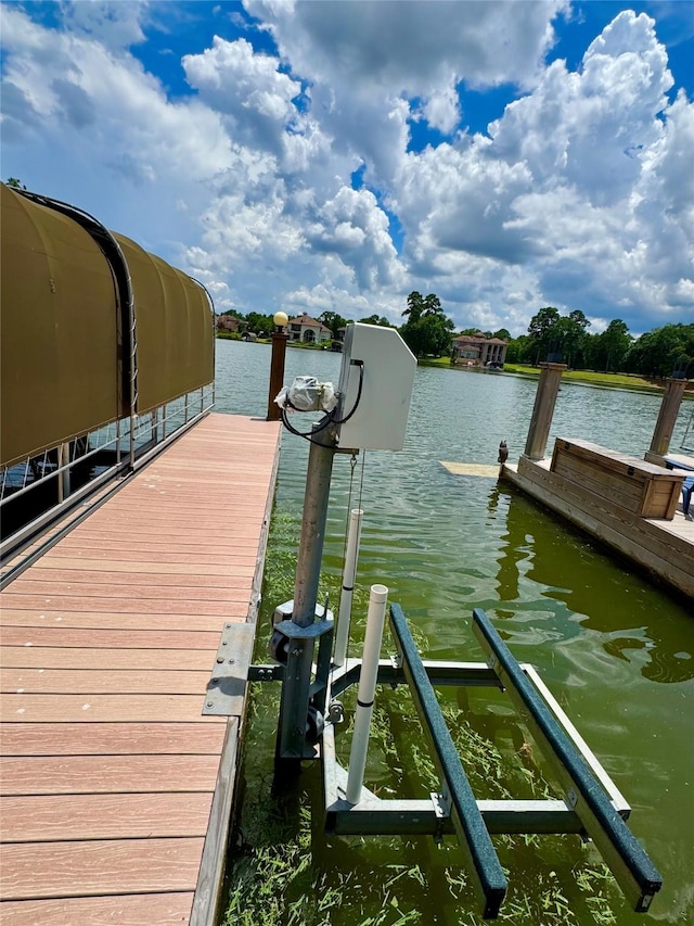 14912 Diamondhead Rd, Conroe, TX 77356 - dock area featuring a water view