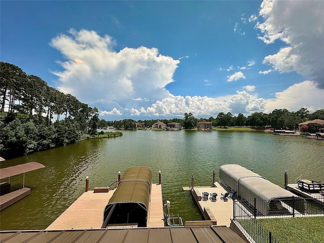14912 Diamondhead Rd, Conroe, TX 77356 - dock area with a water view