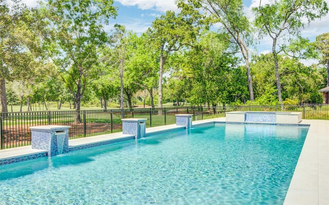 14227 Indian Wells Dr, Houston, TX 77069 - view of pool with view of scattered trees
