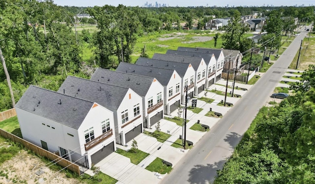 6038 Cebra St, Houston, TX 77091 - drone / aerial view of a tree filled landscape