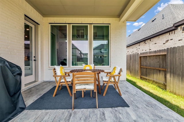 9219 Trimble Landing Dr, Tomball, TX 77375 - view of patio / terrace featuring grilling area