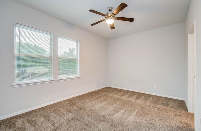 8718 Scott St Unit A B, Houston, TX 77051 - spare room with carpet flooring and a ceiling fan