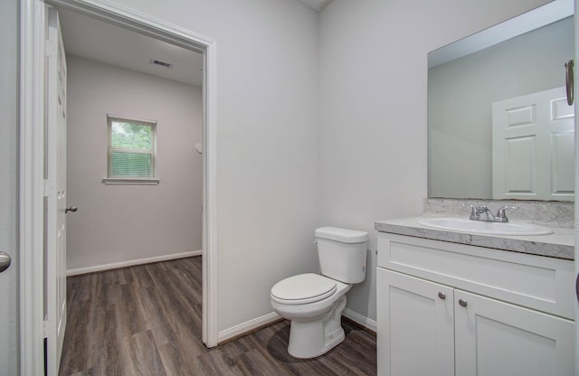 8718 Scott St Unit A B, Houston, TX 77051 - half bath featuring wood finished floors and vanity